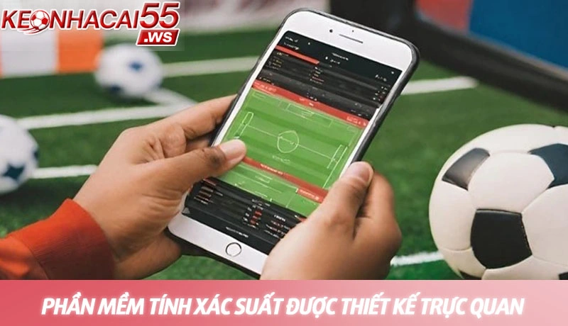 Phần mềm tính xác suất - Bí quyết nâng cao tỷ lệ thắng kèo 3 Giao diện của phần mềm tính xác suất được thiết kế trực quan